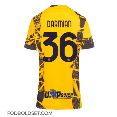 Inter Milan Matteo Darmian #36 Tredjetrøje Dame 2024-25 Kortærmet Inter Milan Matteo Darmian #36 Tredjetrøje Dame 2024-25 Kortærmet